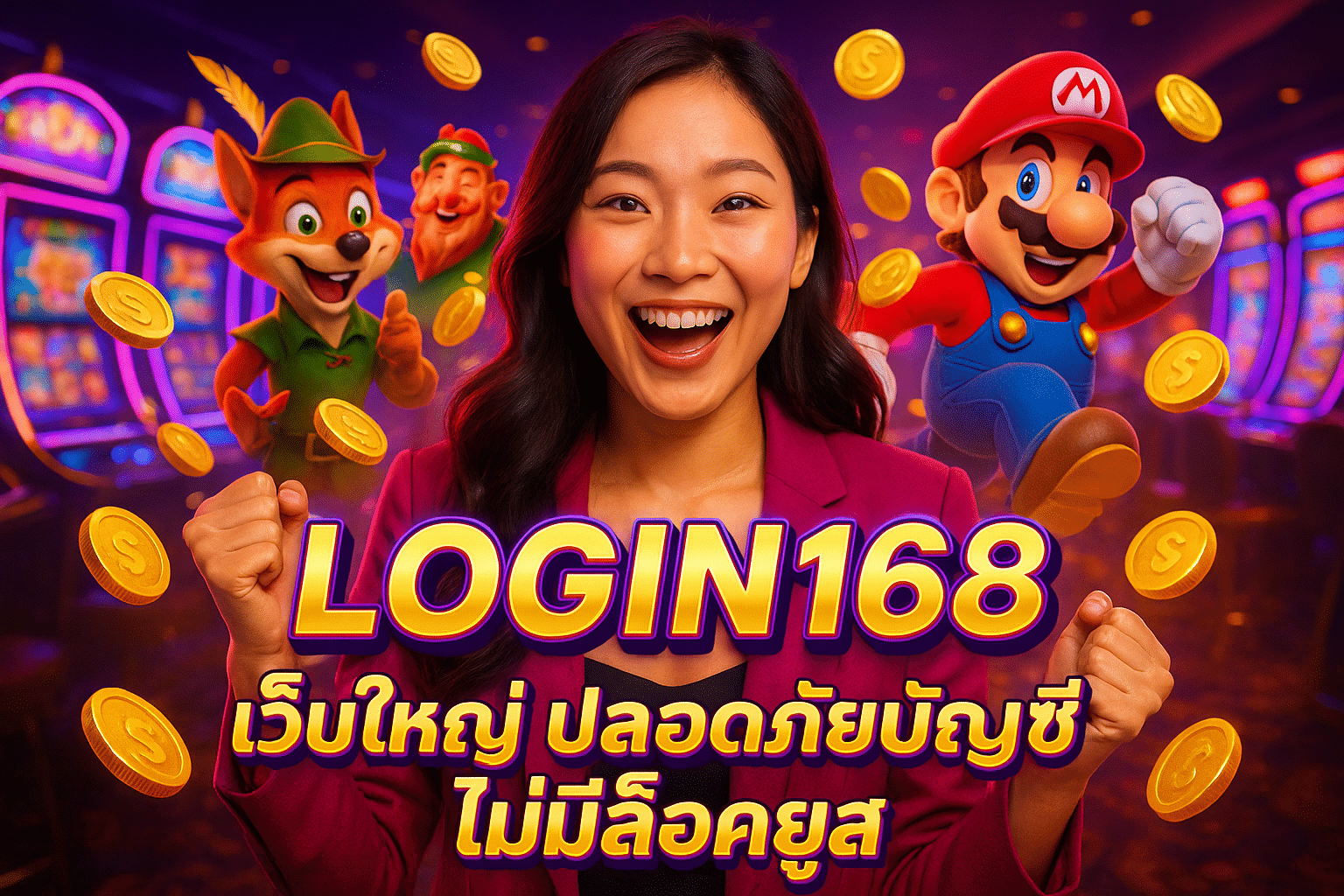 LOGIN168 เว็บใหญ่ ปลอดภัยบัญชี ไม่มีล็อคยูส