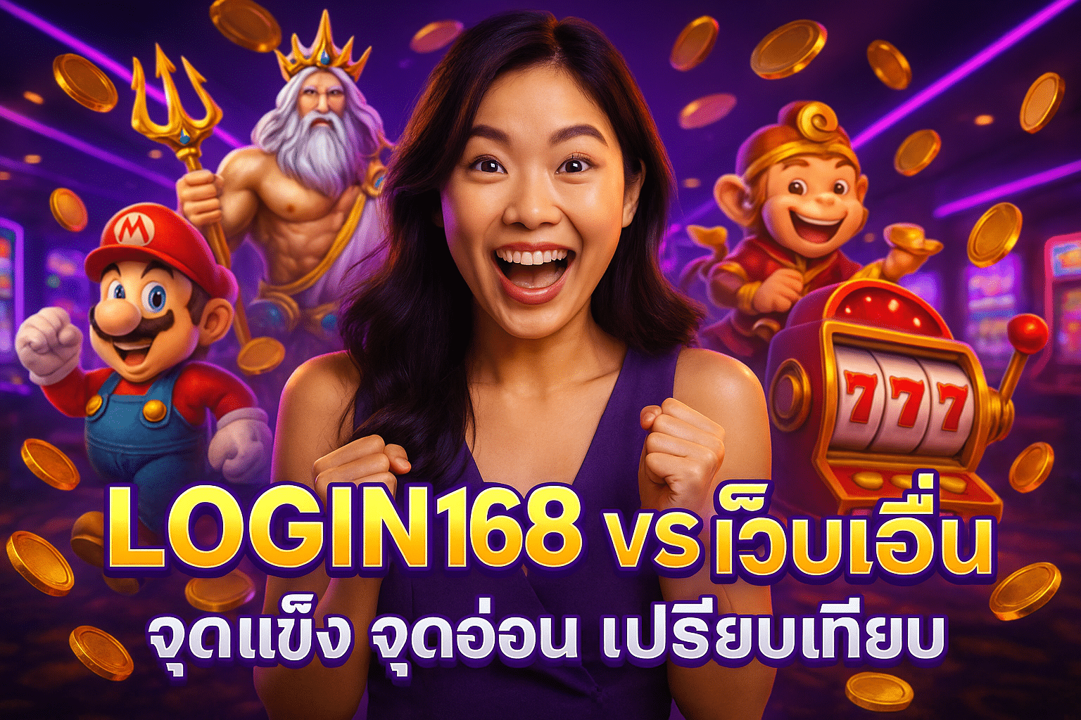 LOGIN168 vs เว็บอื่น จุดแข็ง จุดอ่อน เปรียบเทียบ